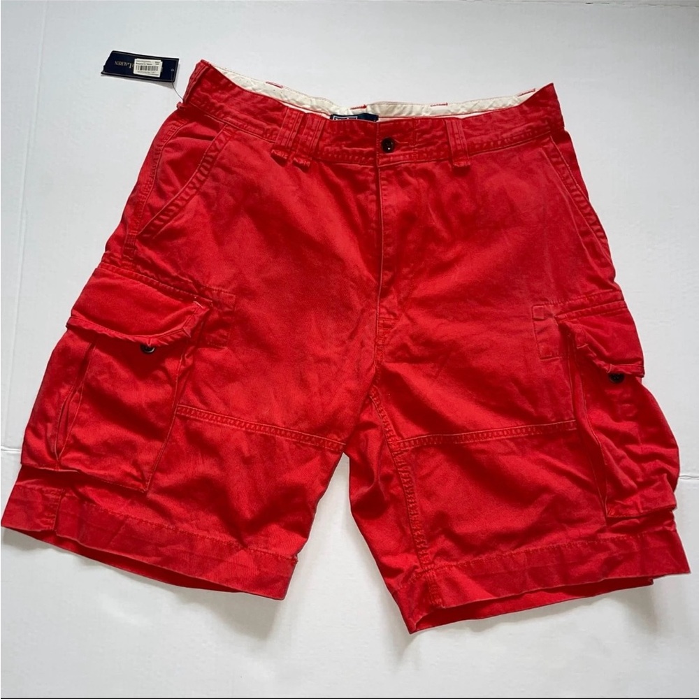 Ralph Lauren Vibrant Red Cargo Shorts